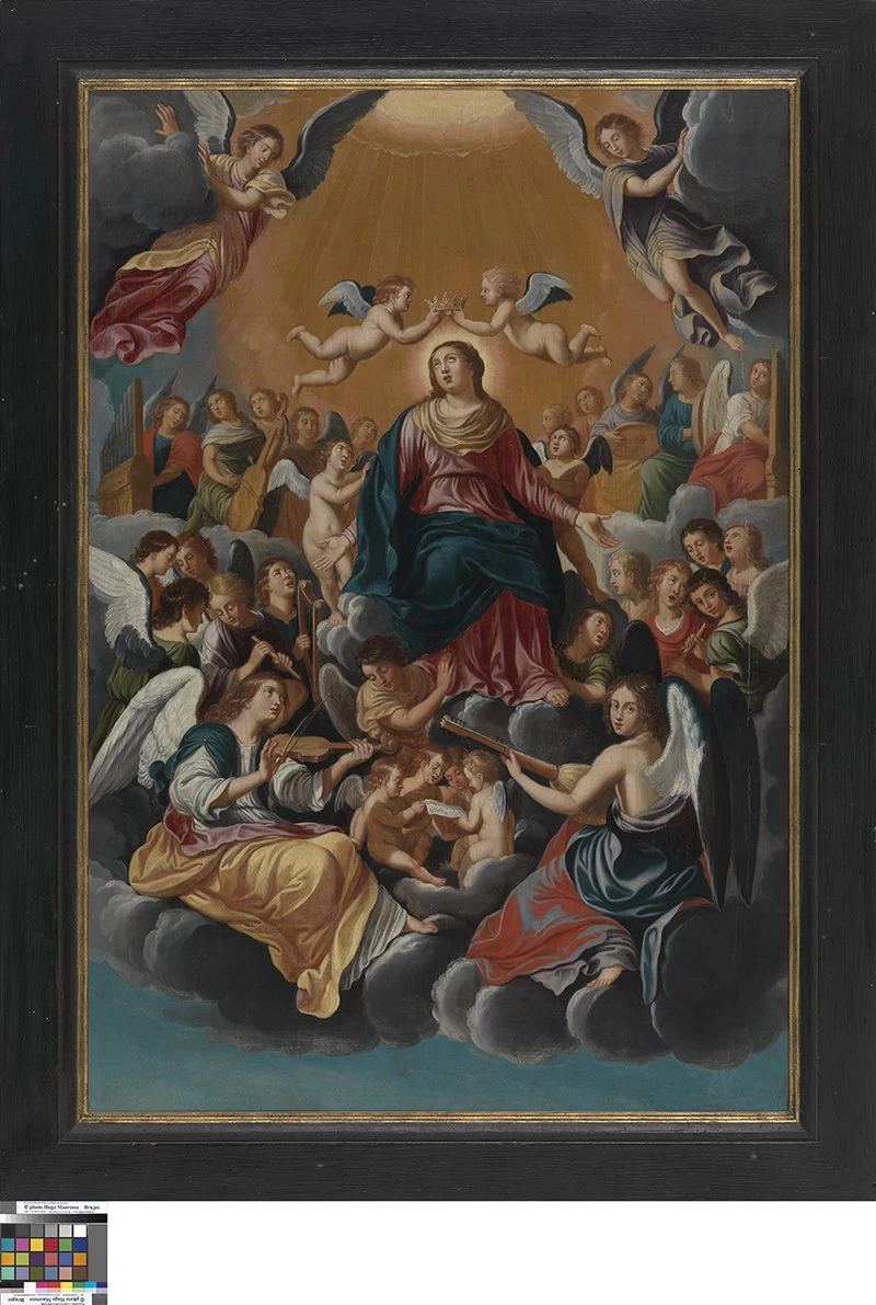 165-Maria in gloria tra angeli-Groeningemuseum 